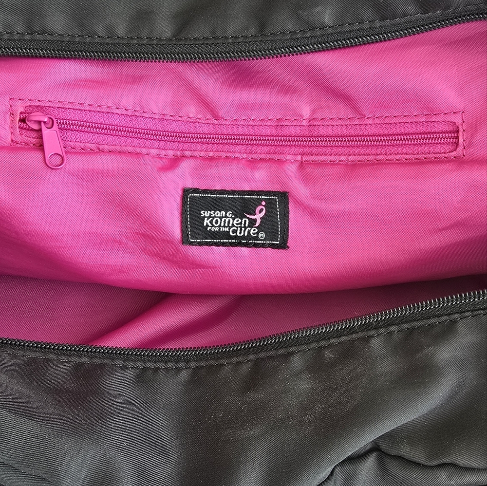 New Balance Gym Bag with Susan G. Komen For the Cure Logo - Black and Pink - Picture 6 of 8